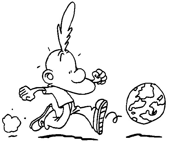 coloriage titeuf joue au foot